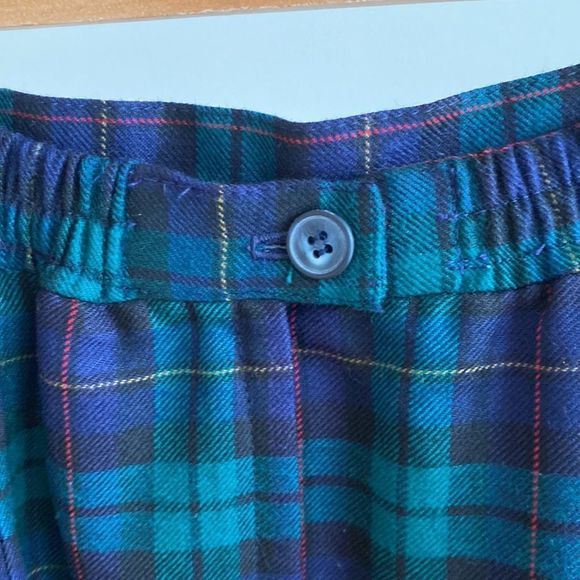 Vintage Plaid Wool Blend Skirt - Picture 6 of 12